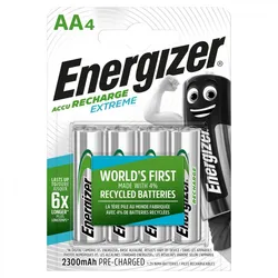 Energizer Recharge Extreme Eco AA 2300mAh 4 pack - Batteri Energizer Recharge Extreme Eco AA 2300mAh 4 pack - Batteri